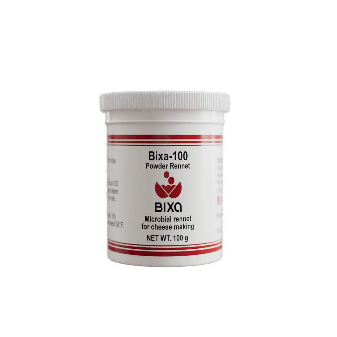 Bixa-100 Powder Rennet packaging